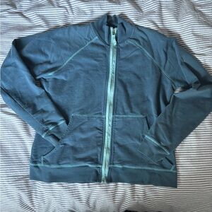 Boden Teal Full-Zip Active Casual Jacket, size Medium